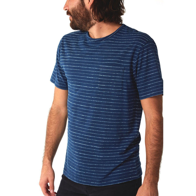 Lucas Indigo Jacquard Tee