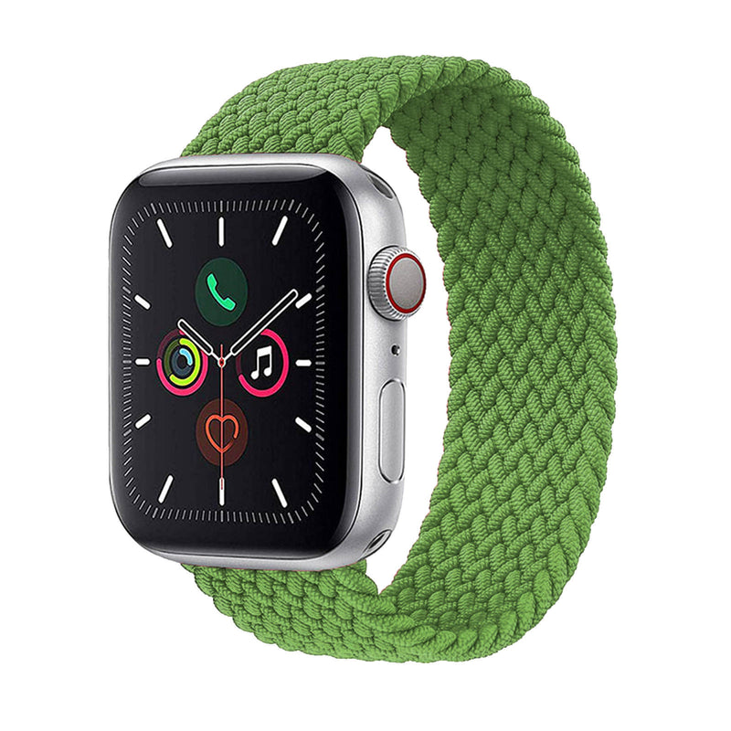 Jenwa's Stretchy Braided Solo Loop Band Compatible With iWatch Series 6/5/4/3/2/1/SE