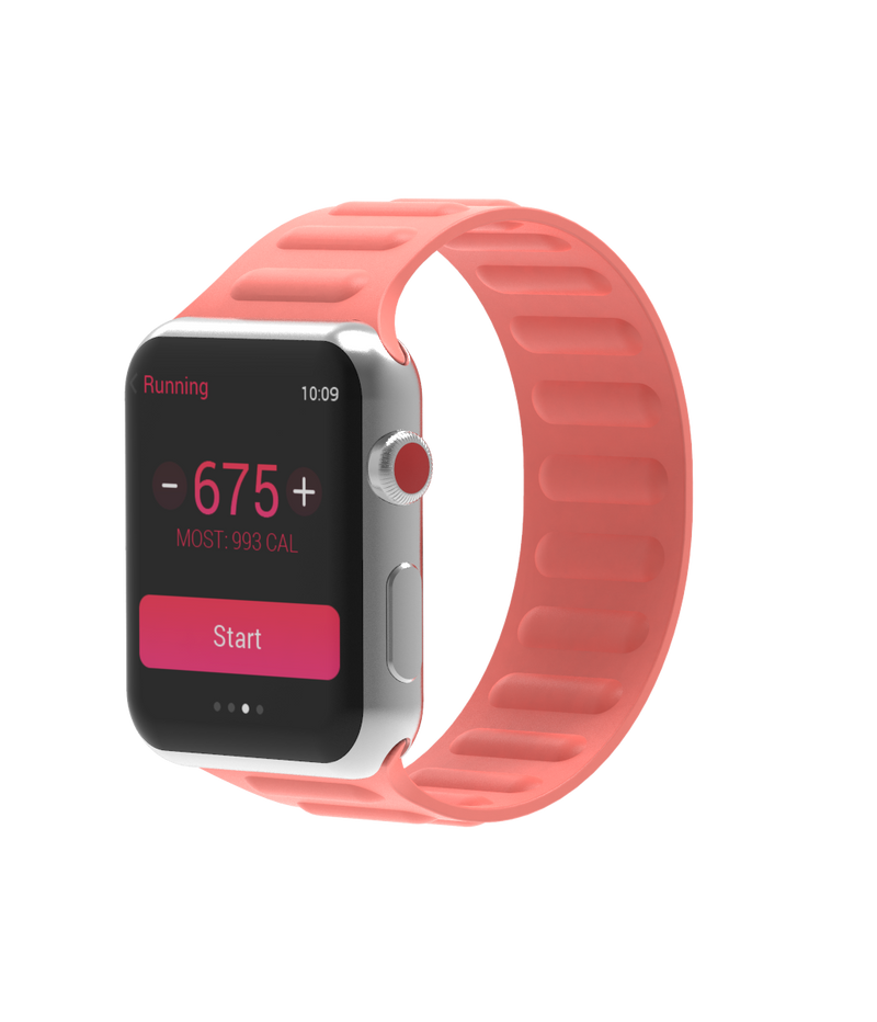 Jenwa's Silicone Single Turn Strap Band Compatible With Apple Watch Series 6/5/4/3/2/1/SE universal