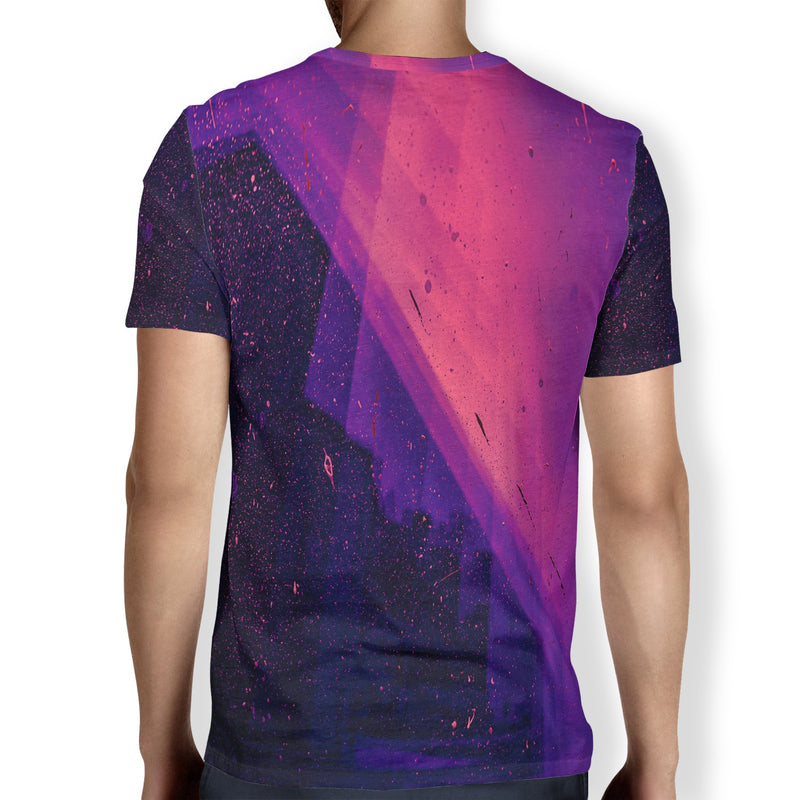 Pink Splatter Men's T-Shirt