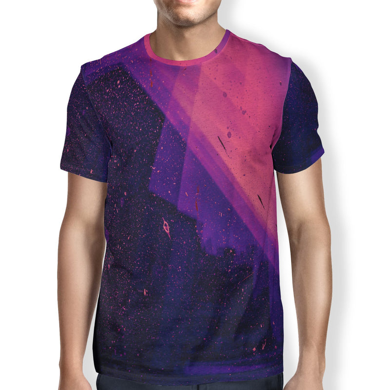 Pink Splatter Men's T-Shirt